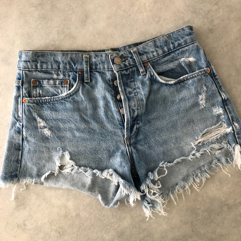 AGOLDE Parker Vintage Cut Off Shorts!